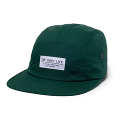 Foundation 5 Panel Camper Hat - Made in USA - Hunter Green