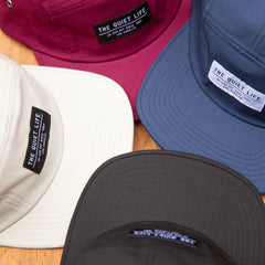 Foundation 5 Panel Camper Hat - Made in USA - Black