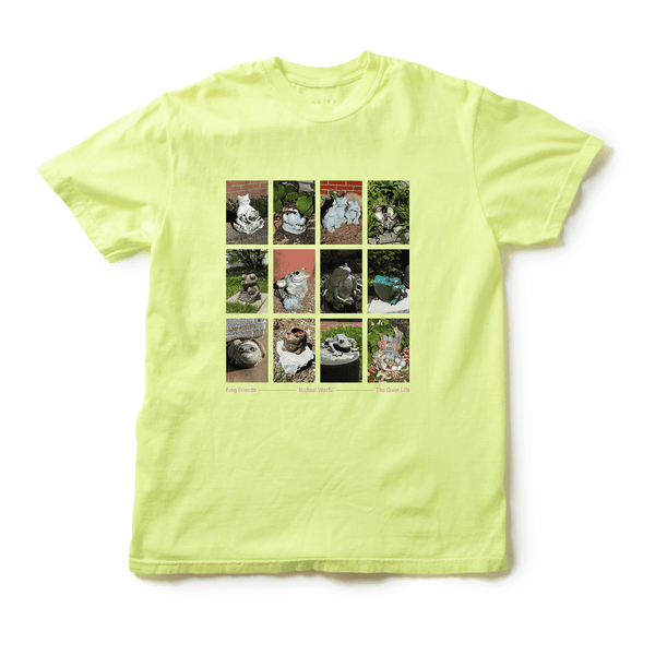 Frog Friends T - Neon Lemon - XL ONLY