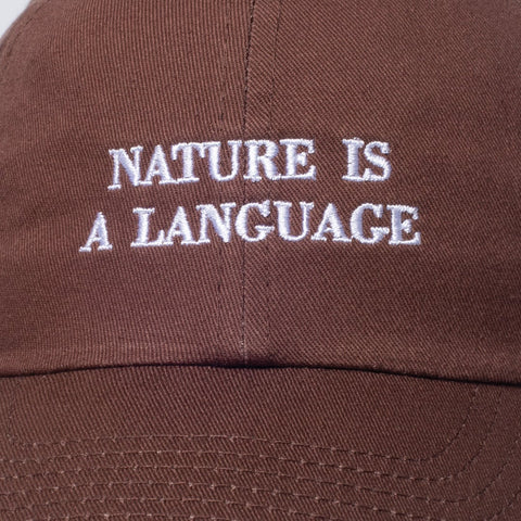 Nature Is A Language Dad Hat