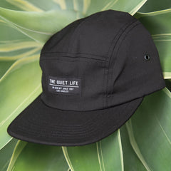 Foundation 5 Panel Camper Hat - Made in USA - Black