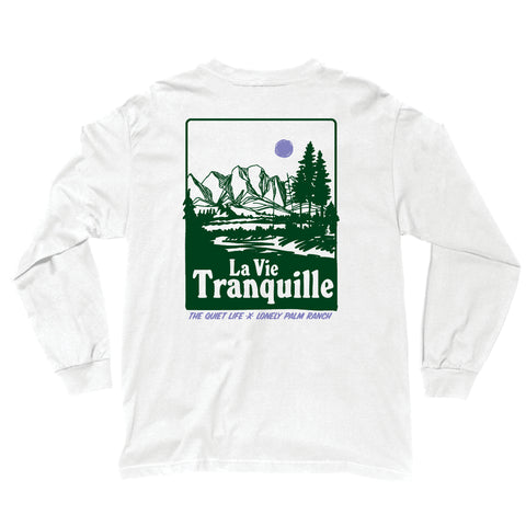 La Vie Tranquille - Lonely Palm Edition Long Sleeve T - MEDIUM ONLY